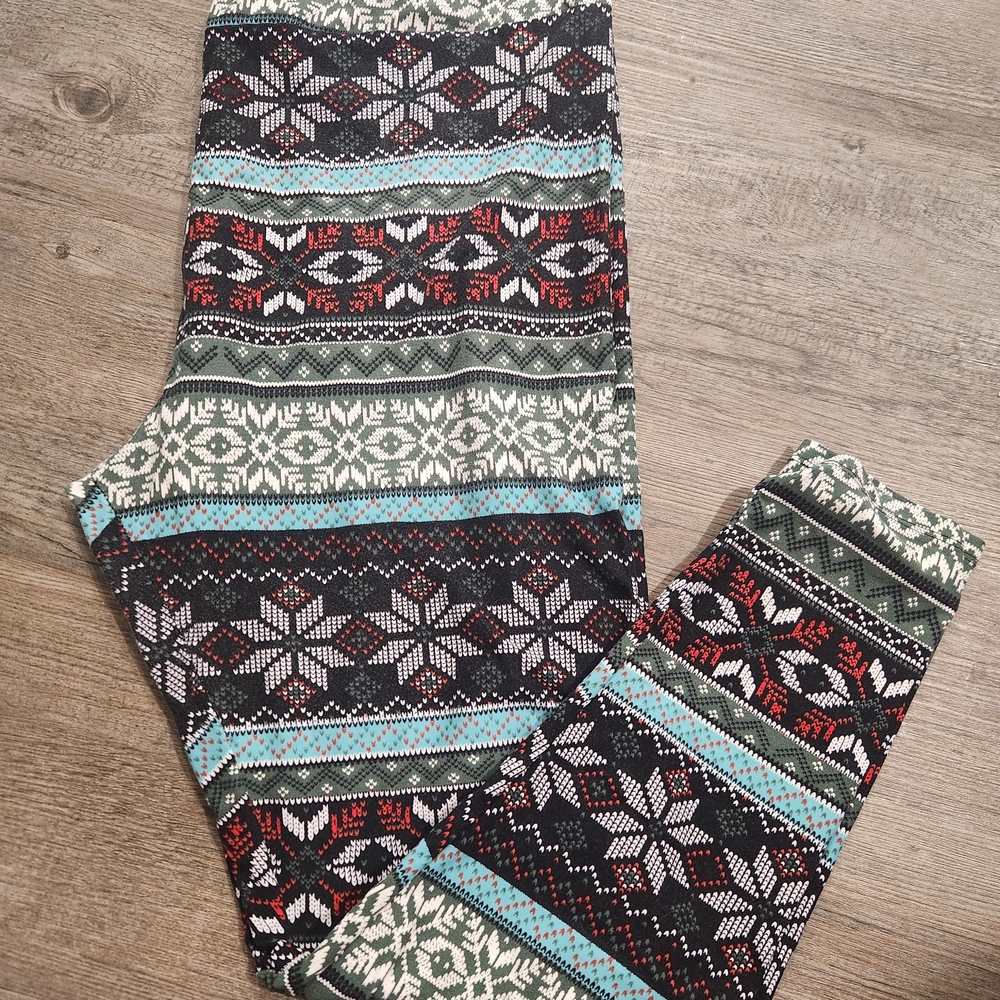 Festive Patterned Leggings